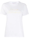 Giada Benincasa Script Embroidered T In Weiss