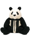 Raeburn Panda Fleece Backpack In Black