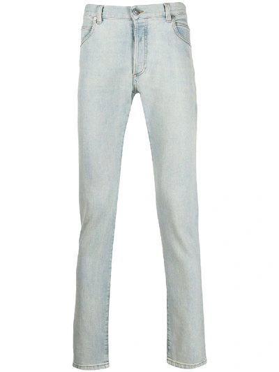 Balmain 修身牛仔裤 In Stone Washed