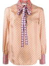 GUCCI SILK G PRINT SHIRT