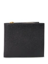 THOM BROWNE BLACK WALLET WITH POCKET,11159785