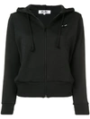 Comme Des Garçons Play Big Heart Full Zip Hoodie In Black