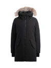CANADA GOOSE PARKA CANADA GOOSE ROSEMONT IN BLACK WITH NON-REMOVABLE ADJUSTABLE HOOD,11159706
