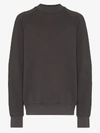 LES TIEN BLACK COTTON SWEATSHIRT,CF100214400242