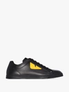 Fendi Monster Eyes Sneakers In Black