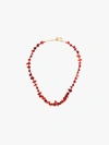 ANNI LU ANNI LU 18K GOLD-PLATED CORAL BEADED NECKLACE,191204114661693