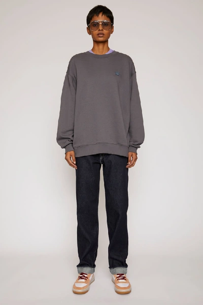 Acne Studios Oversized Sweatshirt Stone Grey