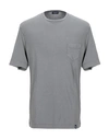 Drumohr T-shirts In Grey