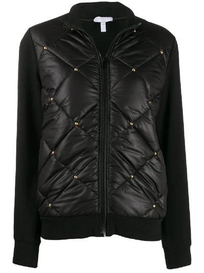 Escada Sport Studded Quilted Jacket In Black