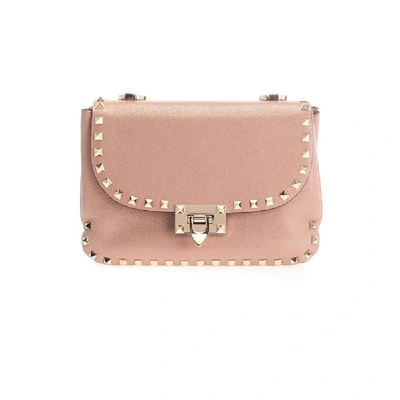 Valentino Garavani Women's Sw0b0f12ghfgf9 Pink Leather Shoulder Bag