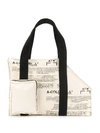 A-COLD-WALL* ASYMMETRIC STRUCTURED TOTE BAG