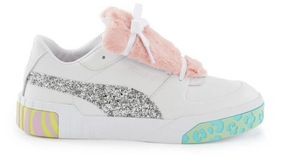 Puma Sophia Webster Cali Trainers In Wht/métal