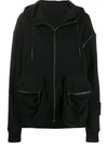 A-COLD-WALL* ASYMMETRIC LOGO PATCH HOODIE