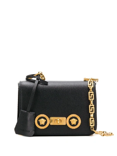 Versace Jeans Couture Small Camera Bag In Schwarz