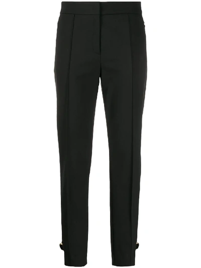 Escada Tapered D-ring Detail Trousers In Black