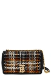 BURBERRY SMALL LOLA TWEED & LAMBSKIN BAG,8022976