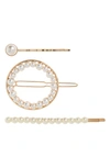 8 OTHER REASONS 3-PACK PEARL HAIR PINS,8ORFF2609
