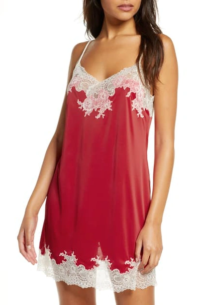 Natori Enchant Chemise In Clw Crimson Red