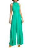 AMUR PATRICE WIDE LEG SILK JUMPSUIT,580854