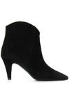 TWINSET SUEDE ANKLE BOOTS