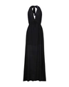 Semicouture Long Dresses In Black
