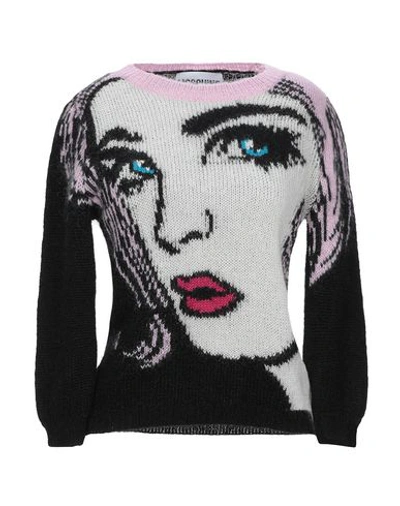 Moschino Sweaters In Black