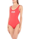 Gcds Womens Red Swimsuit