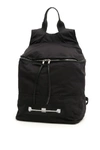 RICK OWENS DRKSHDW RICK OWENS DRKSHDW FRONT PATCH ZIPPED BACKPACK