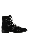 GIVENCHY STUDDED SUEDE ANKLE BOOTS