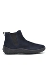 CAR SHOE DARK BLUE SUEDE BEATLES BOOTS