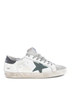 GOLDEN GOOSE SUPERSTAR USED EFFECT LEATHER trainers