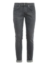 DONDUP GEORGE GREY FADED SKINNY JEANS