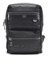 DOLCE & GABBANA SICILIA DNA RUBBER LOGO NYLON BACKPACK