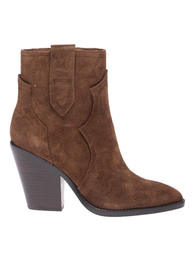 Ash Esquire Ankle Boots In Light Brown
