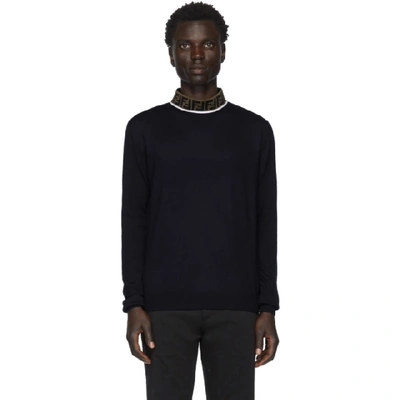 Fendi mock neck sweater best sale