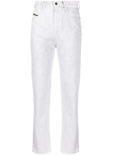 Diesel D-eiselle 069jj Straight Jeans In White