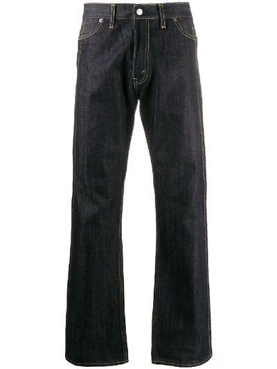 Junya Watanabe Flared Mid-rise Jeans In 蓝色