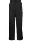 VALENTINO TECHNICAL FABRIC LOOSE-FIT TROUSERS