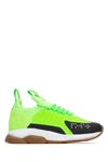 VERSACE VERSACE CHAIN REACTION PANELLED LOW TOP SNEAKERS