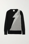 MADELEINE THOMPSON Eros metallic intarsia cashmere sweater