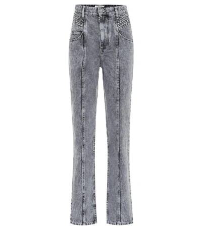 Isabel Marant Étoile Henoya High-rise Straight Jeans In Lavender