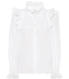 ISABEL MARANT ÉTOILE ATEDY LINEN BLOUSE,P00438454