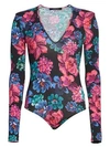 ANDAMANE WOMEN'S CARMEL FLORAL BODYSUIT,0400012063809