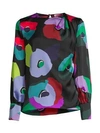 KATE SPADE Floral Collage Blouse