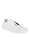 Fendi Crisscross Ff Straps Slip-on Sneakers In White