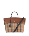 BURBERRY SOCIETY VINTAGE CHECK TOP HANDLE BAG,PROD226770464