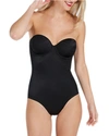 Spanx Suit Your Fancy Strapless Cupped Bodysuit In Black