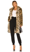 CUPCAKES AND CASHMERE JERICHO FAUX FUR COAT,CUPR-WO79