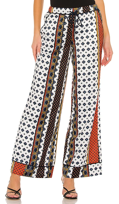 House Of Harlow 1960 X Revolve Joni Trouser In Ivory Pyjama Print
