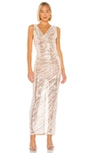 LOVERS & FRIENDS NAVA SEQUIN GOWN,LOVF-WD2399